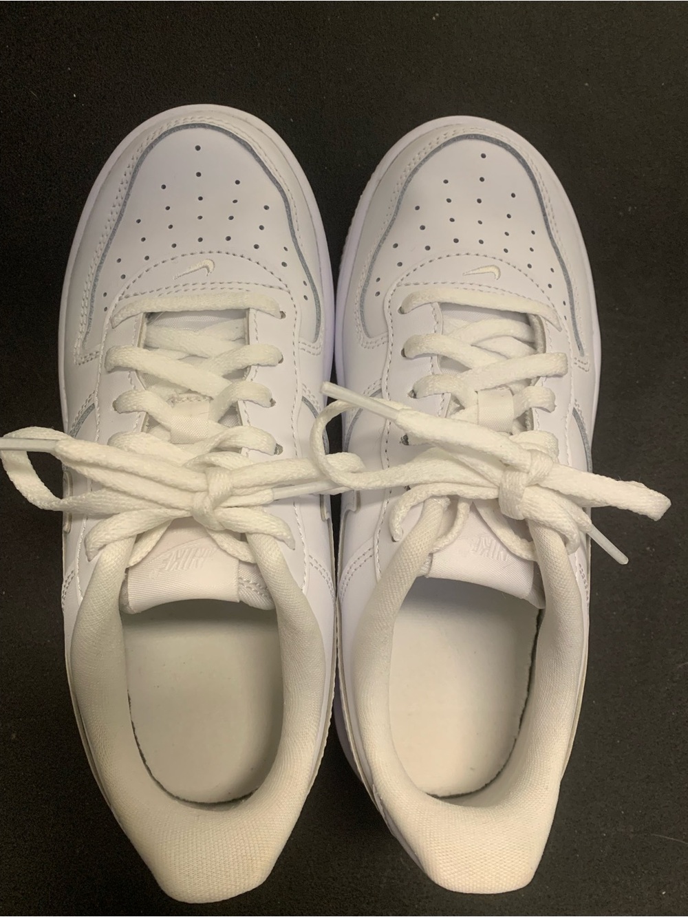 Nike Kids White Air Force 1 Sneakers